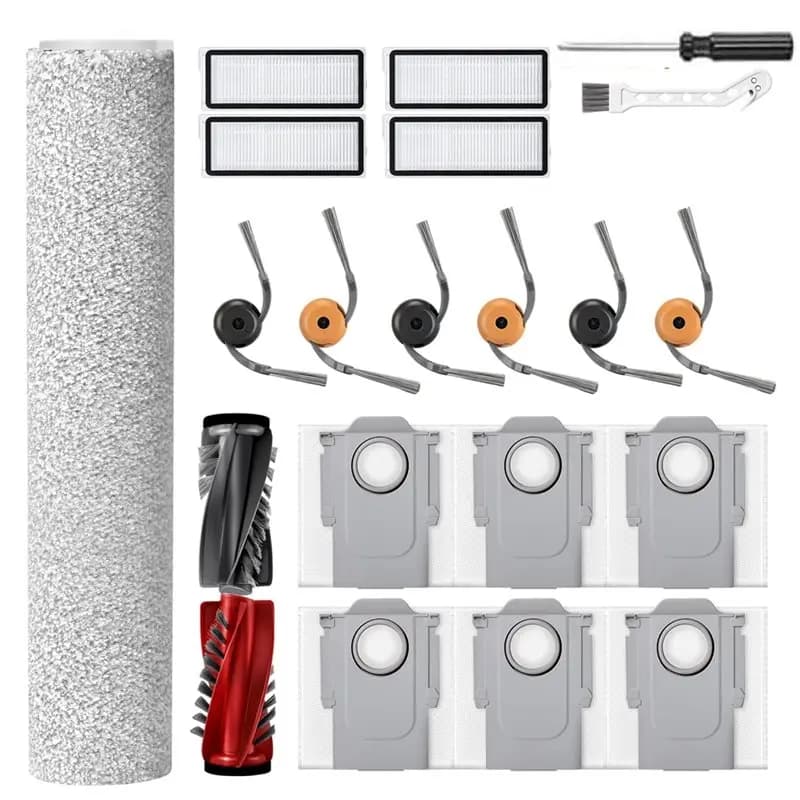B83B-For Combo Robot Vacuum Vacuum Brush Dust Bag Filter Roller Mop Replacement Accessories