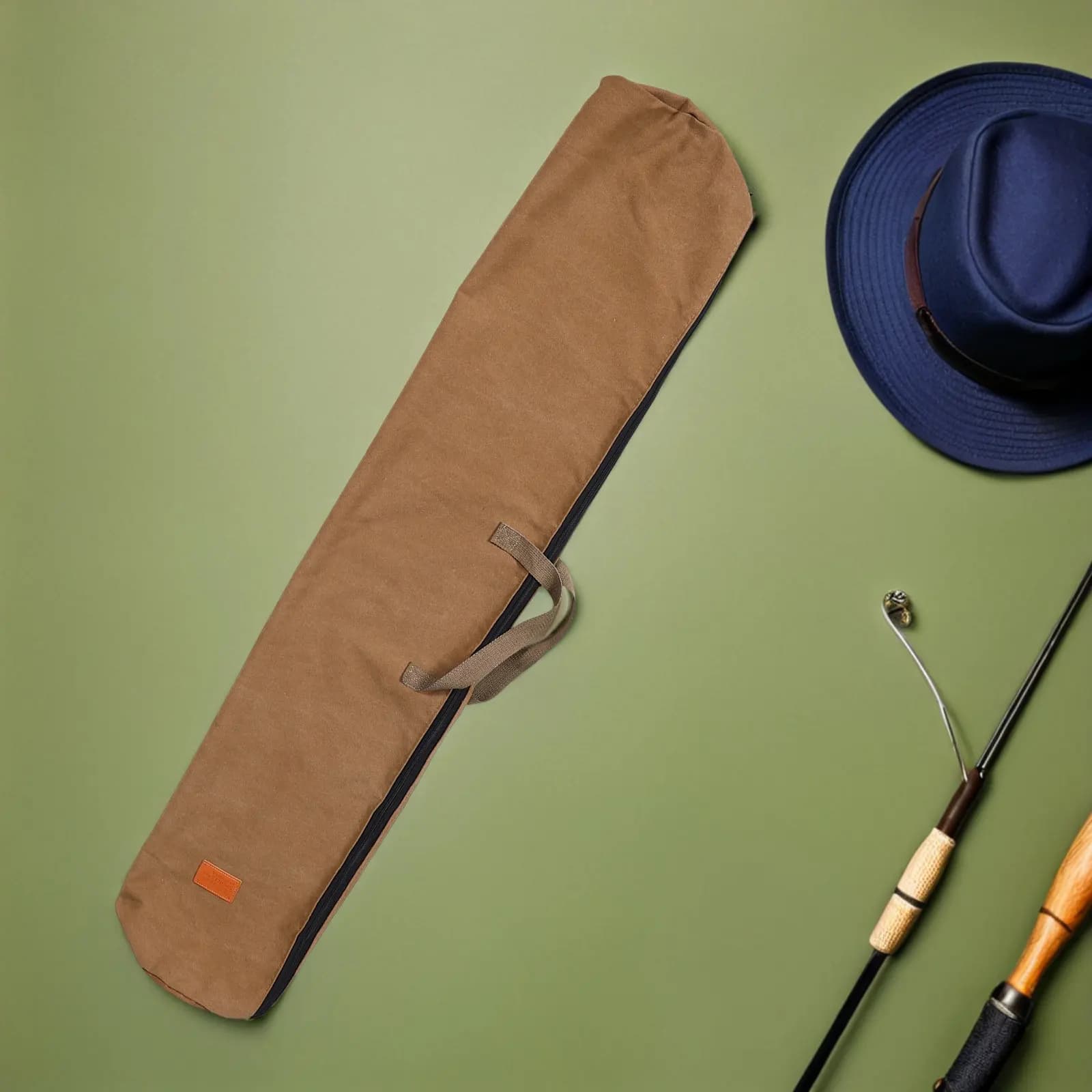 Fishing Candle Bag in Tela Reinforced with Spacious Parts, Reinforced Cucitures and Padded Shoulder Strap for Professional Fishing at the Open