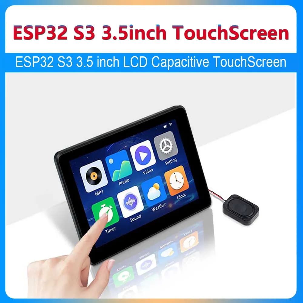 ESP32 S3 Scheda di sviluppo LCD da 3,5 pollici Display TouchScreen capacitivo 480*320 Tablet/Video MP3/Orologio LVGL per Arduino