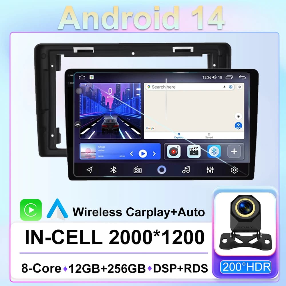Citroen Berlingo B9 Peugeot Partner 2008 - 2019 Wireless CarPlay Android Auto 2din GPS Navigation 5G Wifi