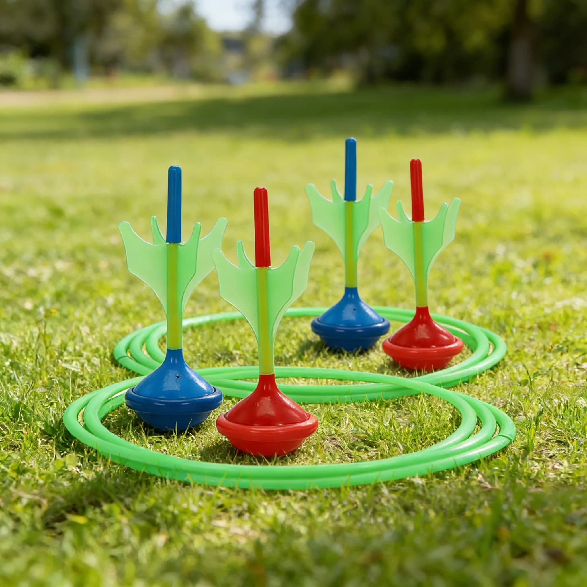 Set di freccette luminose da giardino, gioco da esterno per bambini e famiglia, freccette con punta morbida per il campeggio
