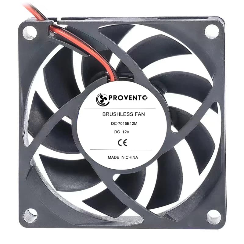 Cooling Fan 5V 12V 24V 7015 70mm 4000RPM for 3D Printer, DC Brushless Fan with Handle/Sfer Bearings, Radial Fans 70x70x15mm