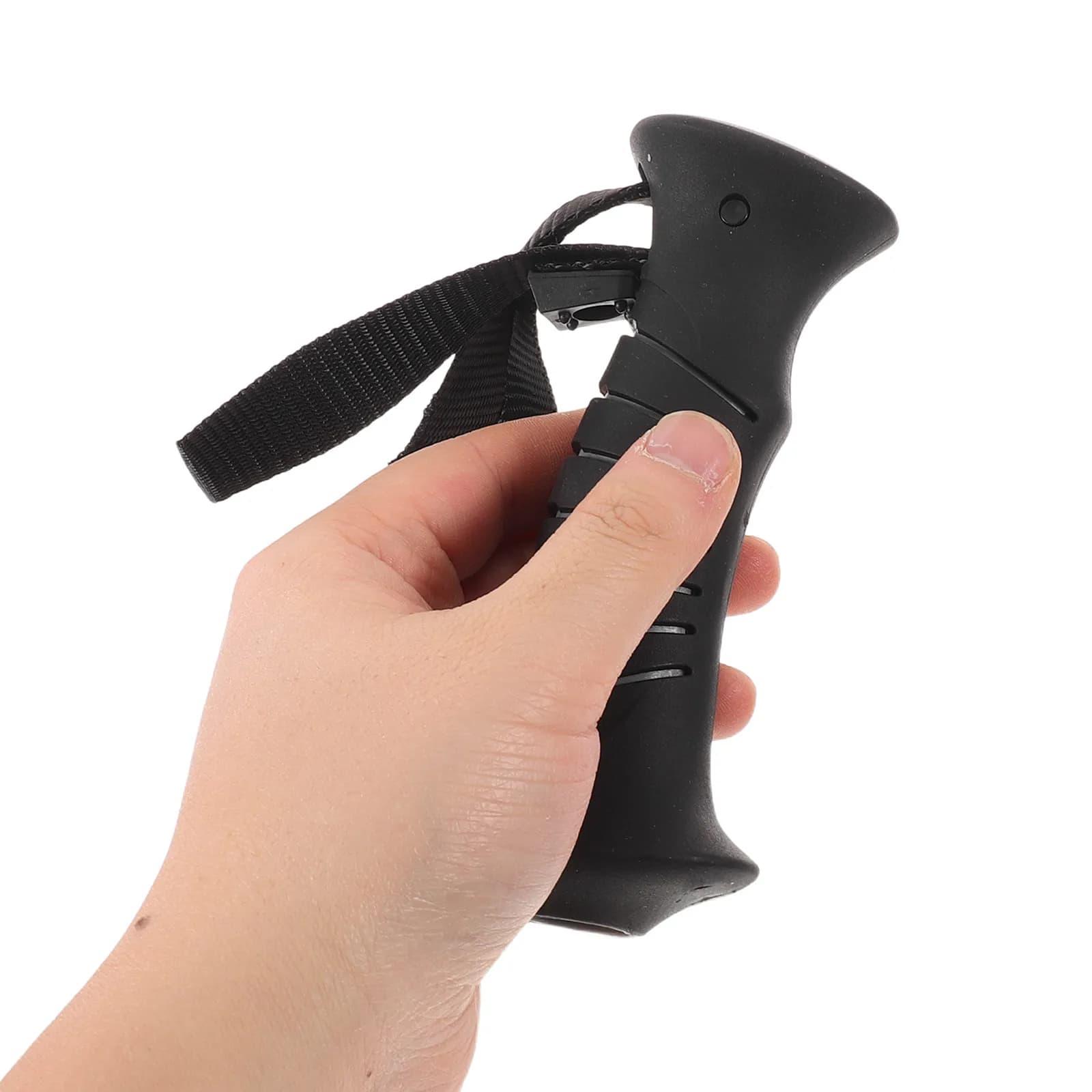 Impugnatura di Ricambio per Bastone da Trekking Antiscivolo, Manico per Bastone da Passeggio 5.12 Pollici Grigio Nero, Impugnatura per Bastone da Escursionismo con Cinturino da Polso per Uso Esterno