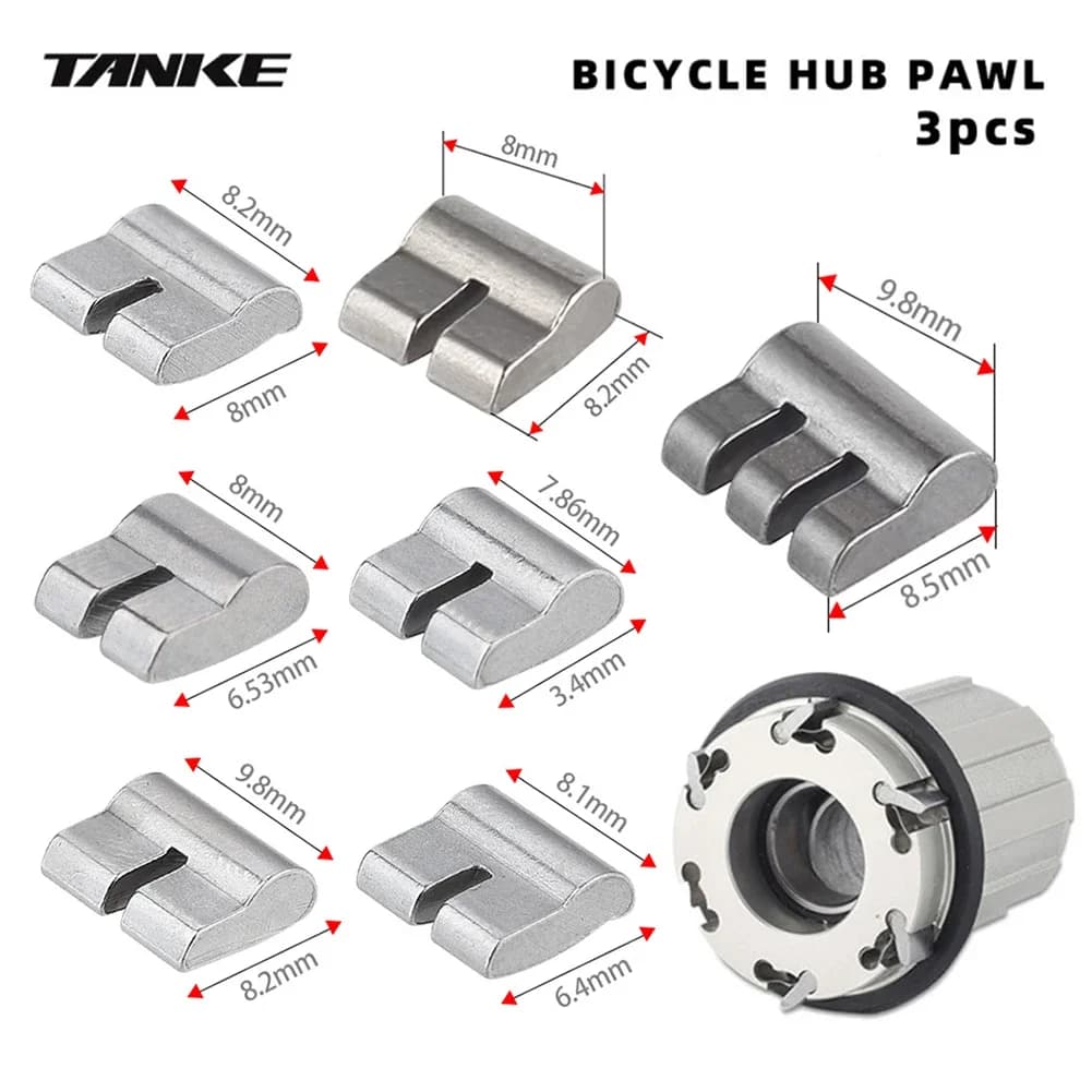 3 pezzi MTB mozzo bicicletta nottolino ruota cassetta mozzo corpo nottolini con Kit molla pezzo universale molla artiglio accessori parti ciclismo