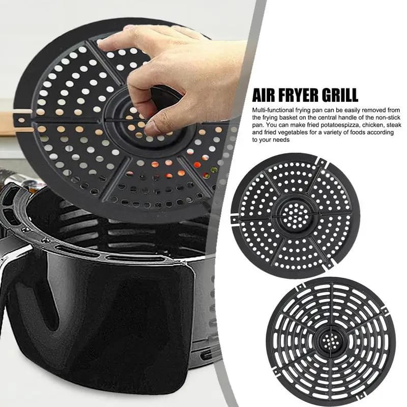 Cestello per friggitrice ad aria antiaderente griglia di ricambio padella ad aria per Power Dash parti per friggitrice ad aria piastra per patatine fritte vassoio per friggitrice per barbecue