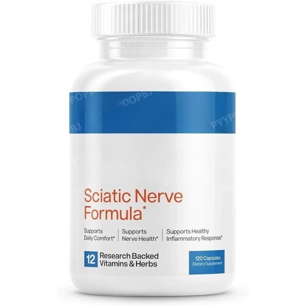 SciatiEase Supplement for Health of the Nervo Sciatico with AlphaPalm Pea, Vitamin Complex B and Alpha Lipoic Acid 300mg 120 Capsules