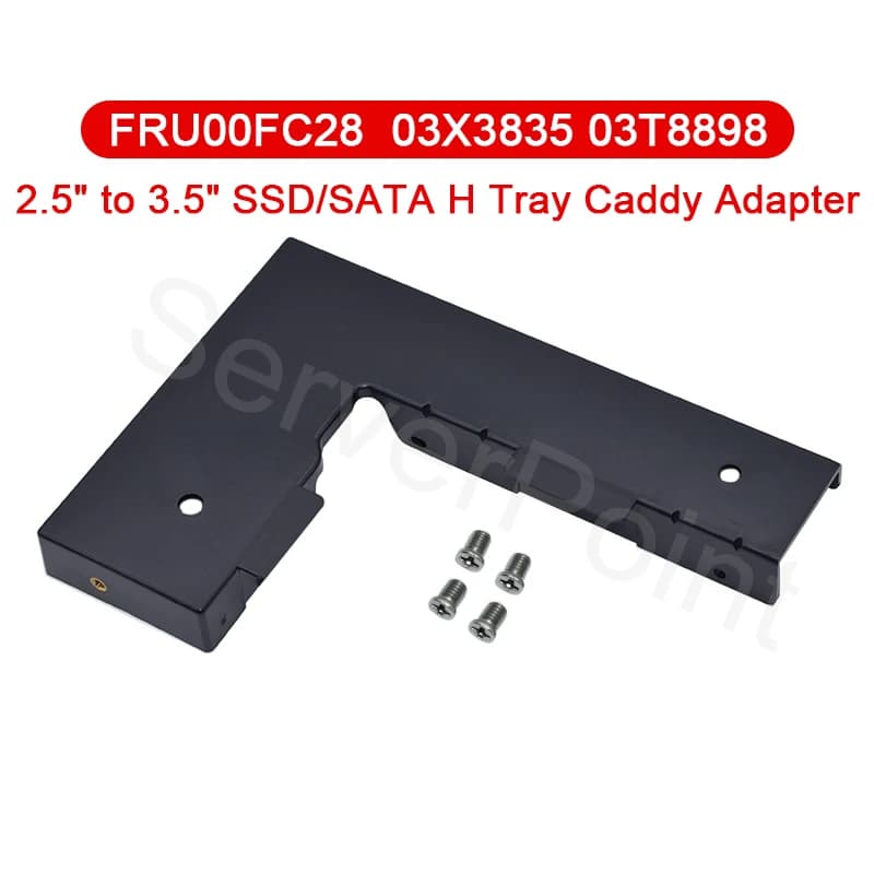 Adattatore Caddy vassoio ben testato 00 fc28 03 x3835 03 t8898 per IBM Lenovo 651314-001 trasformazione SSD da 2.5 "a 3.5"