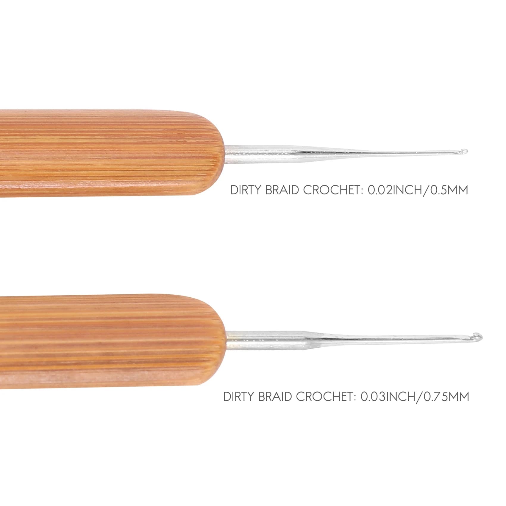 ABHZ-9 Pezzi Gancio di Chiusura Piegato Set di Aghi per Uncinetto Gancio di Chiusura Dreadlocks Strumento Ago per Uncinetto Strumento di Bloccaggio Dei Capelli Per Treccia di Capelli Carpa