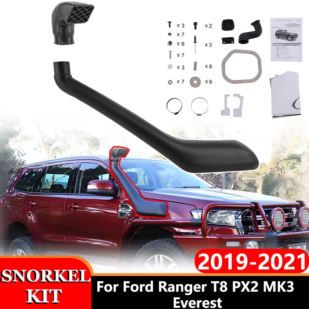4X4 Air Grip Snorkel Kit for Ford Ranger T8 PX2 MK3/Everest 2019 2020 2021, Auto Accessories for Pickup Offroad