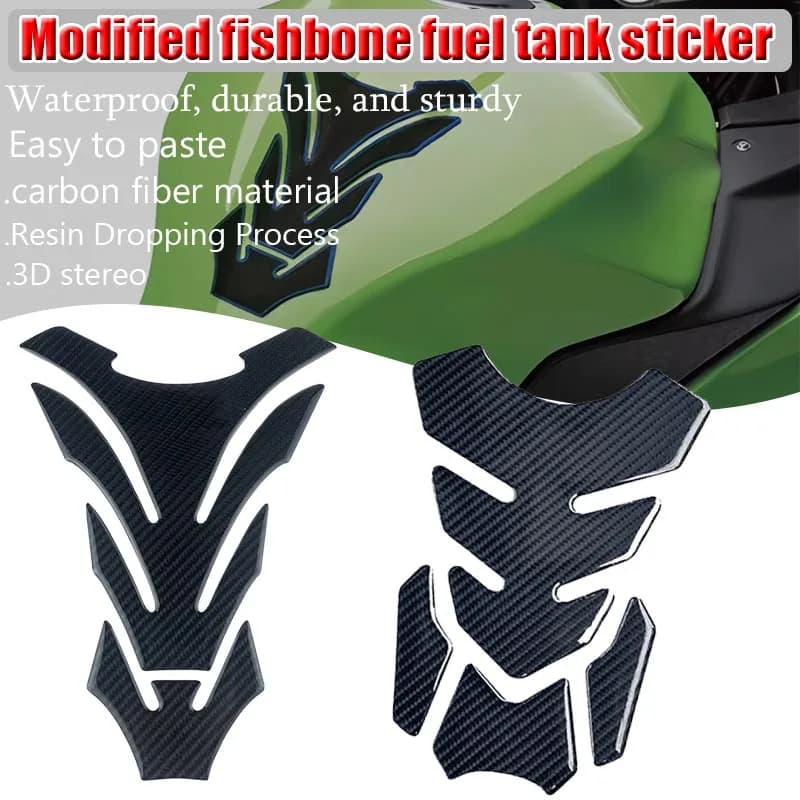 Universal Wall decal for fuel tank suitable for motorcycle tank Fish hydrofoil cap Gas oil tank protection Decal decoration for motorcycle cover