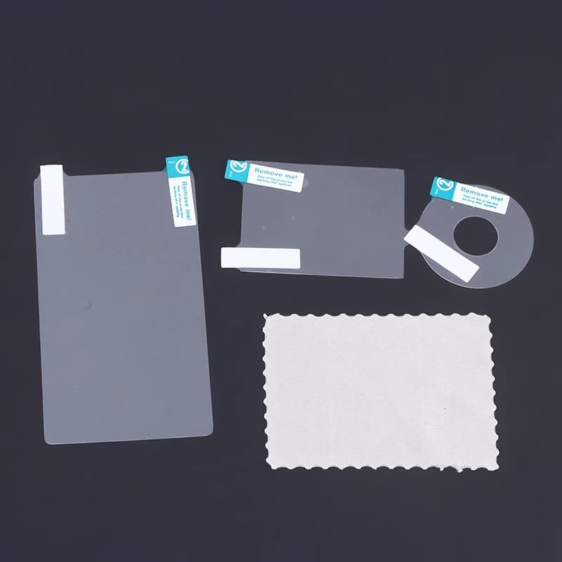 Nuova pellicola protettiva trasparente per iPod Classic 6th 7th 80GB 120GB 160GB (schermo + giradischi + pellicola per cover posteriore)