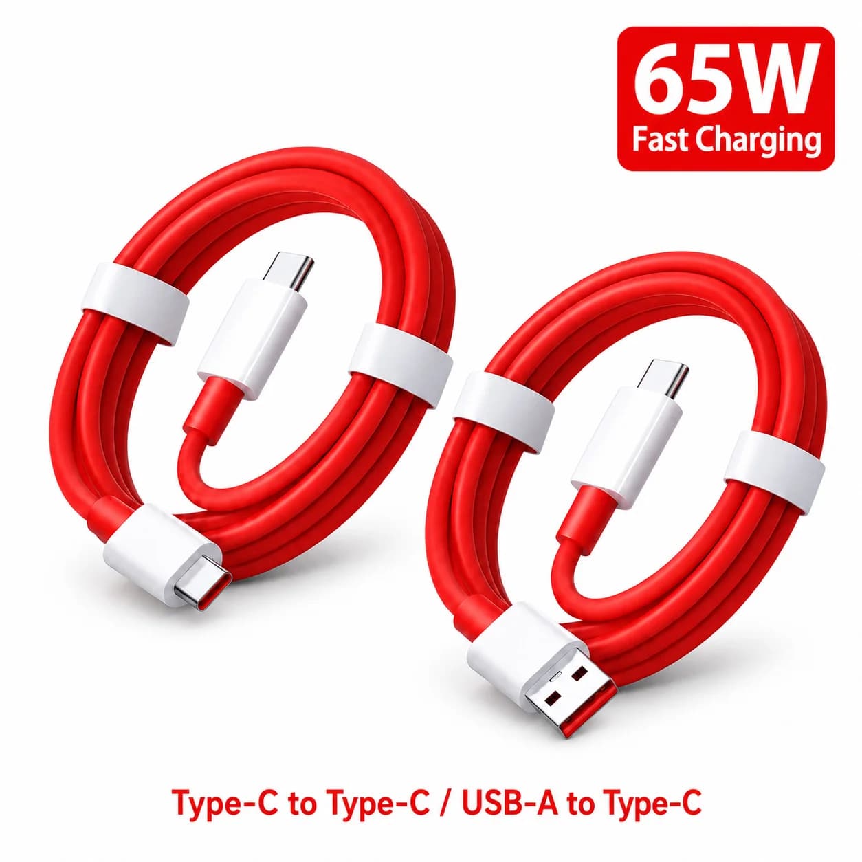 USB-C Quick Charging Cable USB-C SuperVOOC 65W for OnePlus 10 Pro 11 12 13 North 2T 3 CE PD Fast Charging Data Cable 1m 1.5m 2m