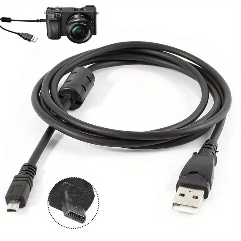 Cavo dati USB 2.0 UC-E17 E16 E6 E23 Trasferimento video fotografico per fotocamera Ricarica Sostituisci MINI 8 pin per Panasonic SONY Nikon Coolpix