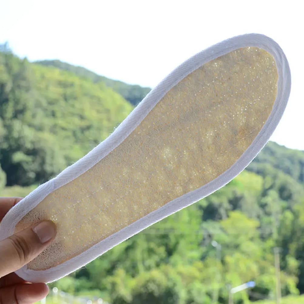 Solette in Luffa Morbide e Confortevoli per Alleviare la Pressione dell'Anteriore del Piede, Traspiranti, Anti-Odore, Massaggianti per Uso Quotidiano e Scarpe Sportive 37