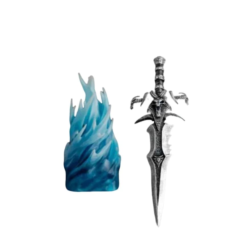 Copritasti anime World of Warcraft Frostmourne Copritasti personalizzati fai-da-te per cappucci per tastiera meccanica Copritasti artigianali in resina Regali per giocatori per PC