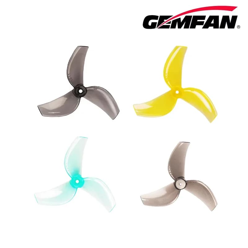 8 Paia di Eliche Gemfan 1611-3-40mm a 3 Pale con Albero da 1,5mm per Drone FPV Pavo Femto - Tiny Whoop, Eliche di Ricambio