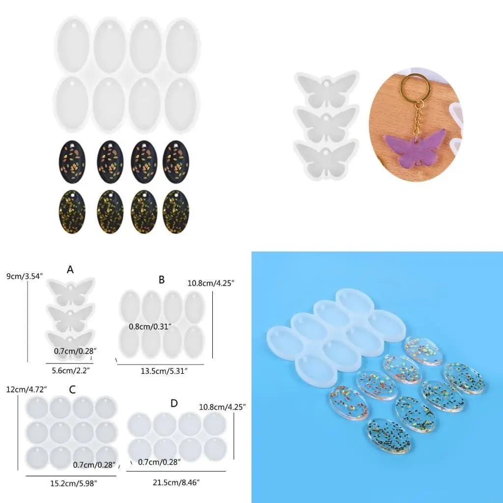 Resin Pendant Moulds Earrings Molds Droplet Accessories Epoxy Resin Jewelry Mold