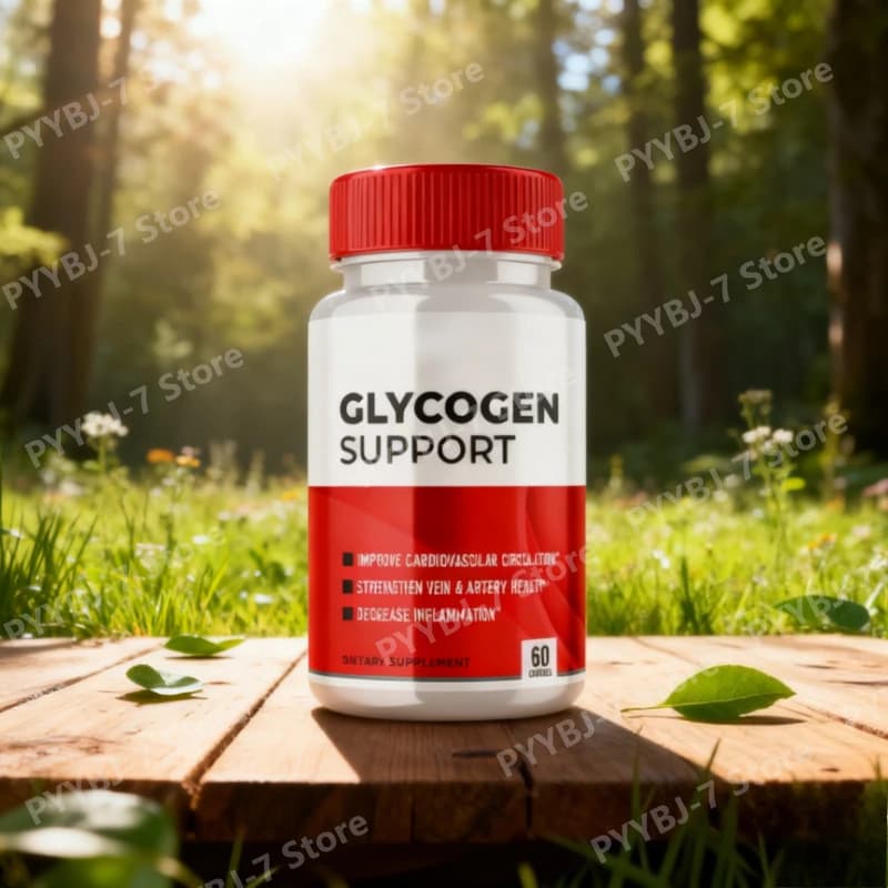 Integratore Alimentare per il Supporto del Glicogeno con Vitamina B6, B12, Luteina e Zeaxantina, 60 Capsule per Purificazione, Controllo e Ripristino