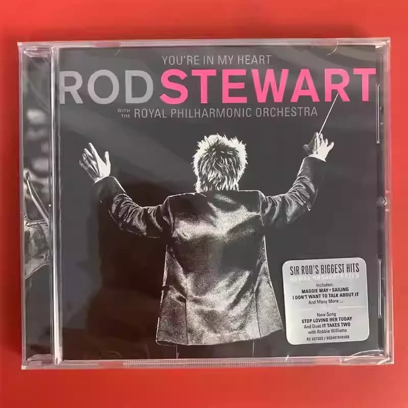 Album Pop Rock, Rod Stewart You're in My Heart con The Royal Philharmonic Orchestra, Walkman per Cosplay, Collezione Regalo di Soundtrack per Auto