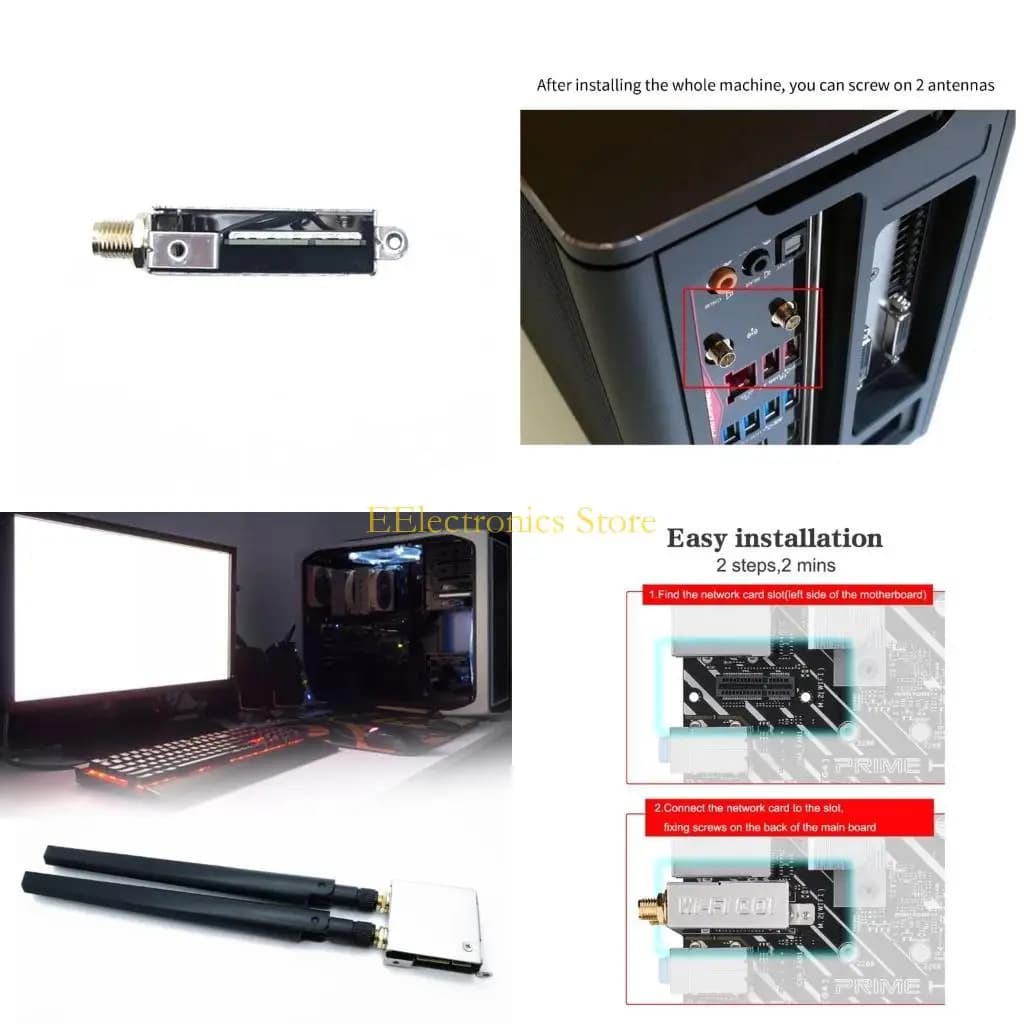 B03C AX201 Scheda WIFI WIFI Go Wifi6 AX201 Adattatore BT5.0 2.4 + 5Ghz 2400Mbps AX201NGW Supporto scheda rete 802.11AX