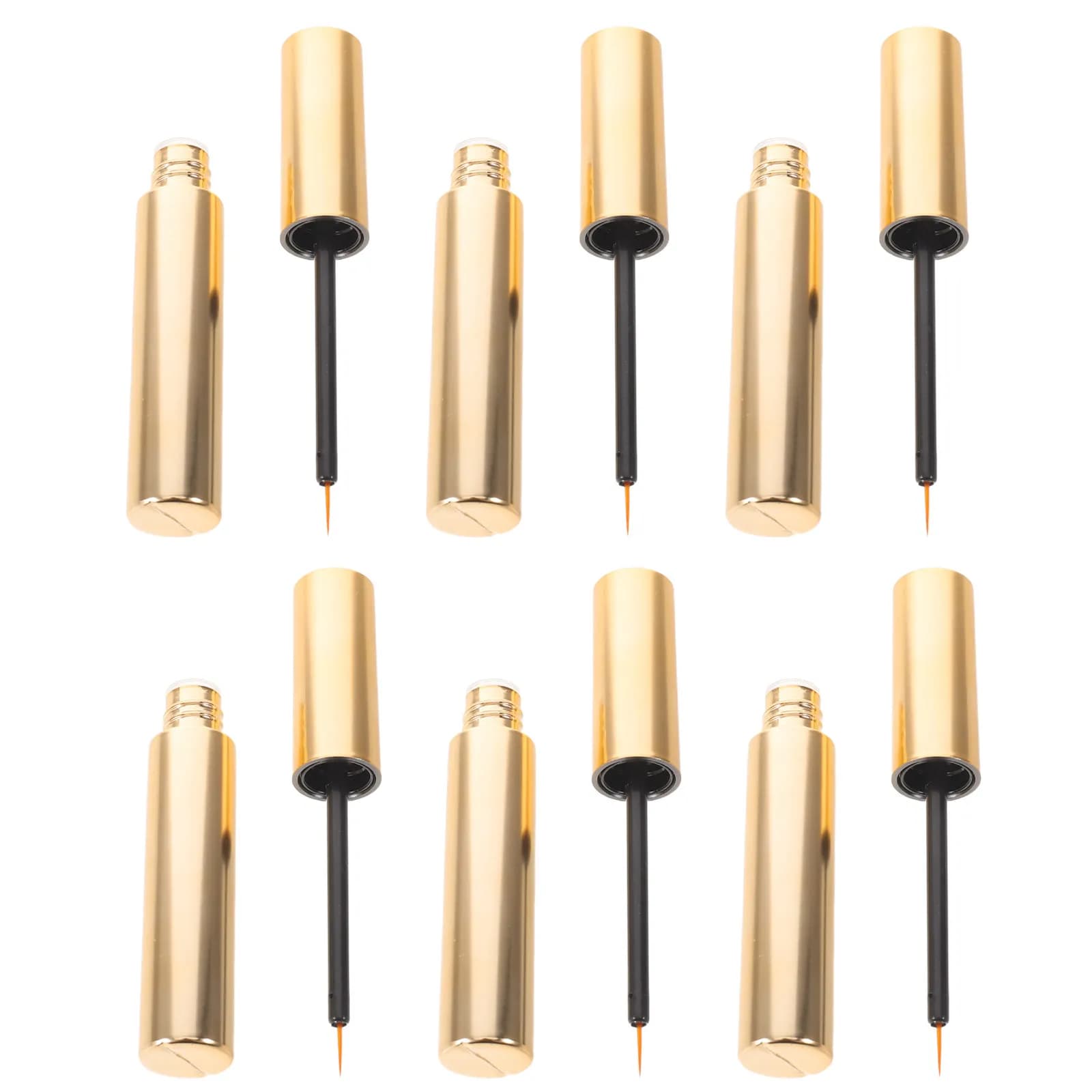 6 Tubetti Vuoti per Mascara con Applicatore, Contenitori Ricaricabili Anti-perdita da 10ml per Olio Ciglia Fai-da-te, Lucidalabbra, Eyeliner - Formato da Viaggio