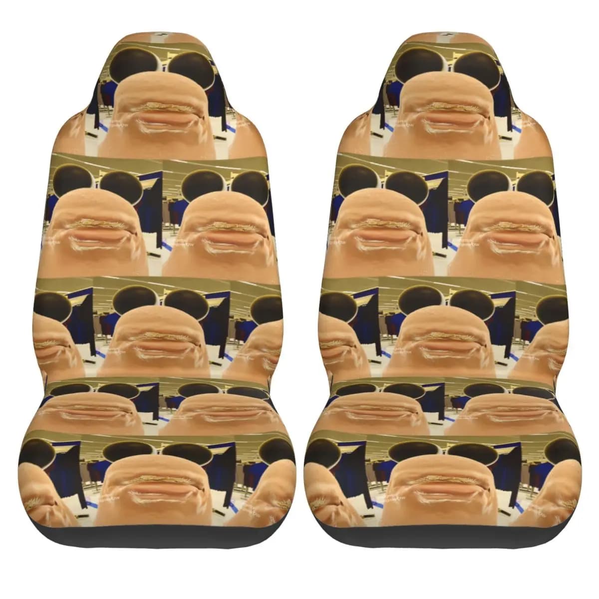 Marcus The Worm Meme Robert Car Seat Covers Elastic Polyester Car Seat Covers 2 pcs