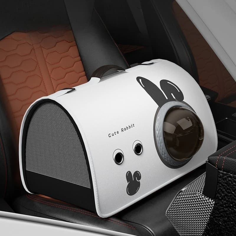 Borsa Trasportino per Gatti Multifunzionale Portatile da Esterno in PU MH40MB