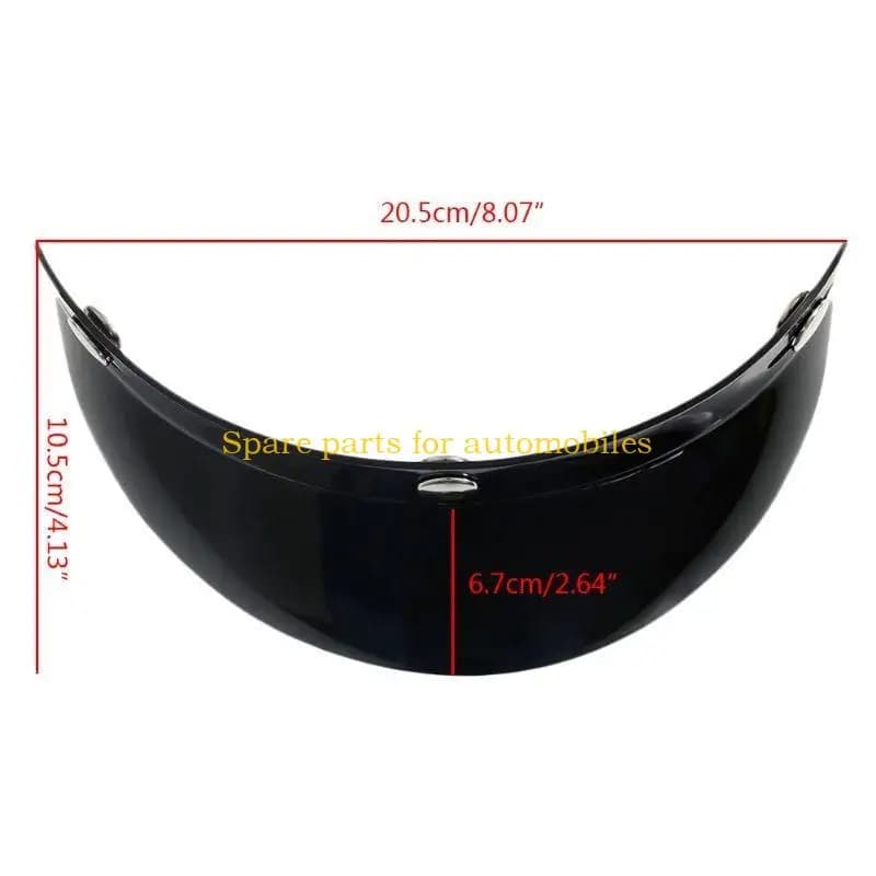H58F Hot universale 3 visiera a scatto lente visiera per caschi da viso aperto