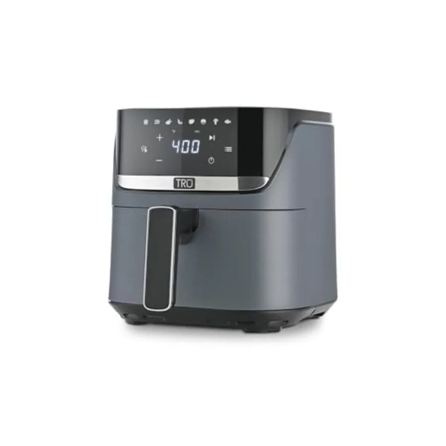 Friggitrice ad Aria Digitale di Select Brands - Formato Famiglia, Controllo One-Touch, 8 Programmi Preimpostati - Frigge Pollo, Carne, Verdure, Patatine - Antiaderente