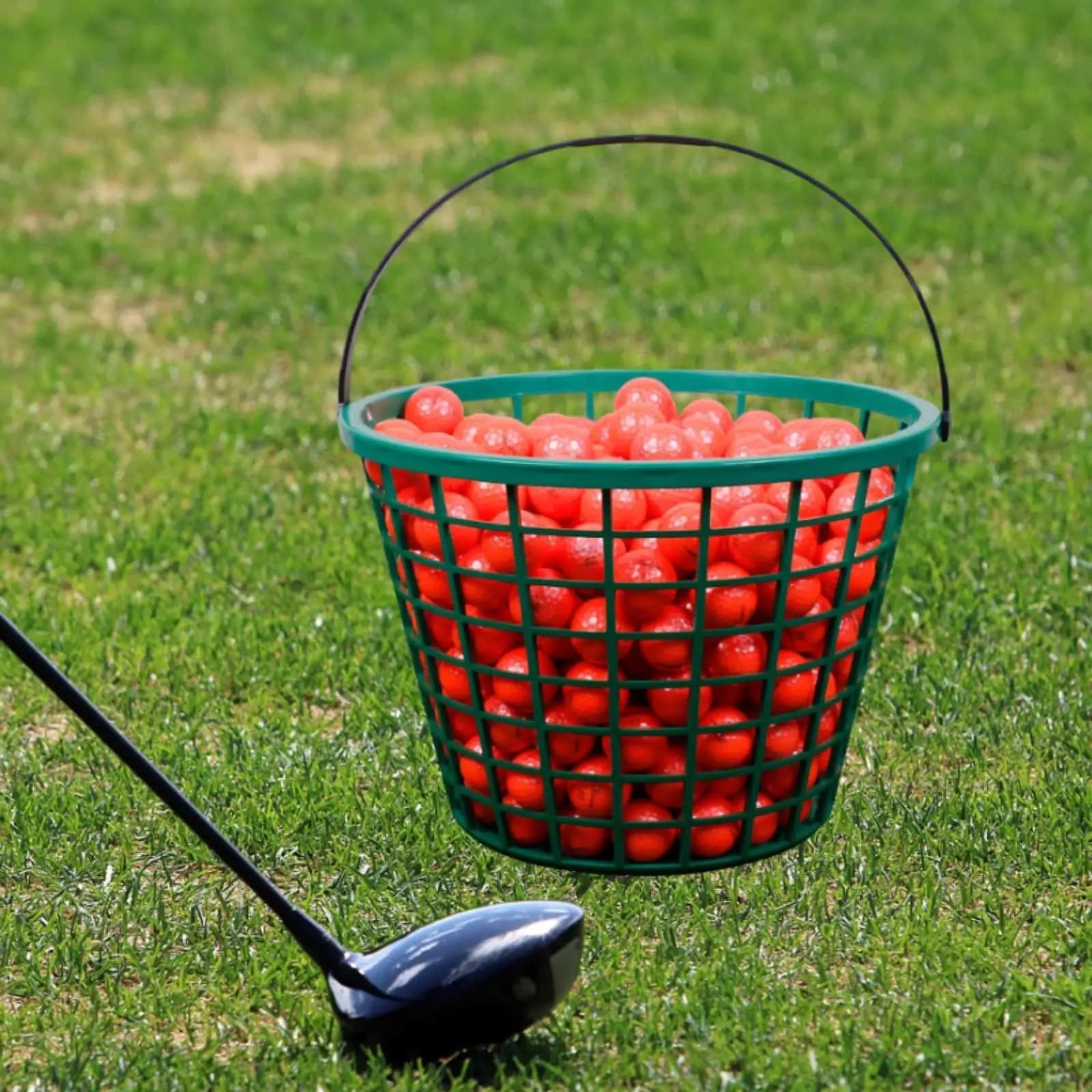 Accessorio per l'allenamento del cestino per palline da golf Porta palline da golf Secchio per il trasporto esterno