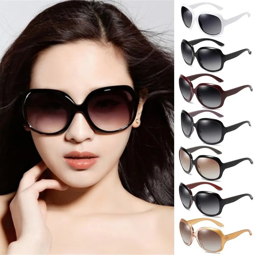 Occhiali da sole polarizzati per donna uomo Classic Retro Vintage occhiali oversize Fashion Shades occhiali da guida rotondi