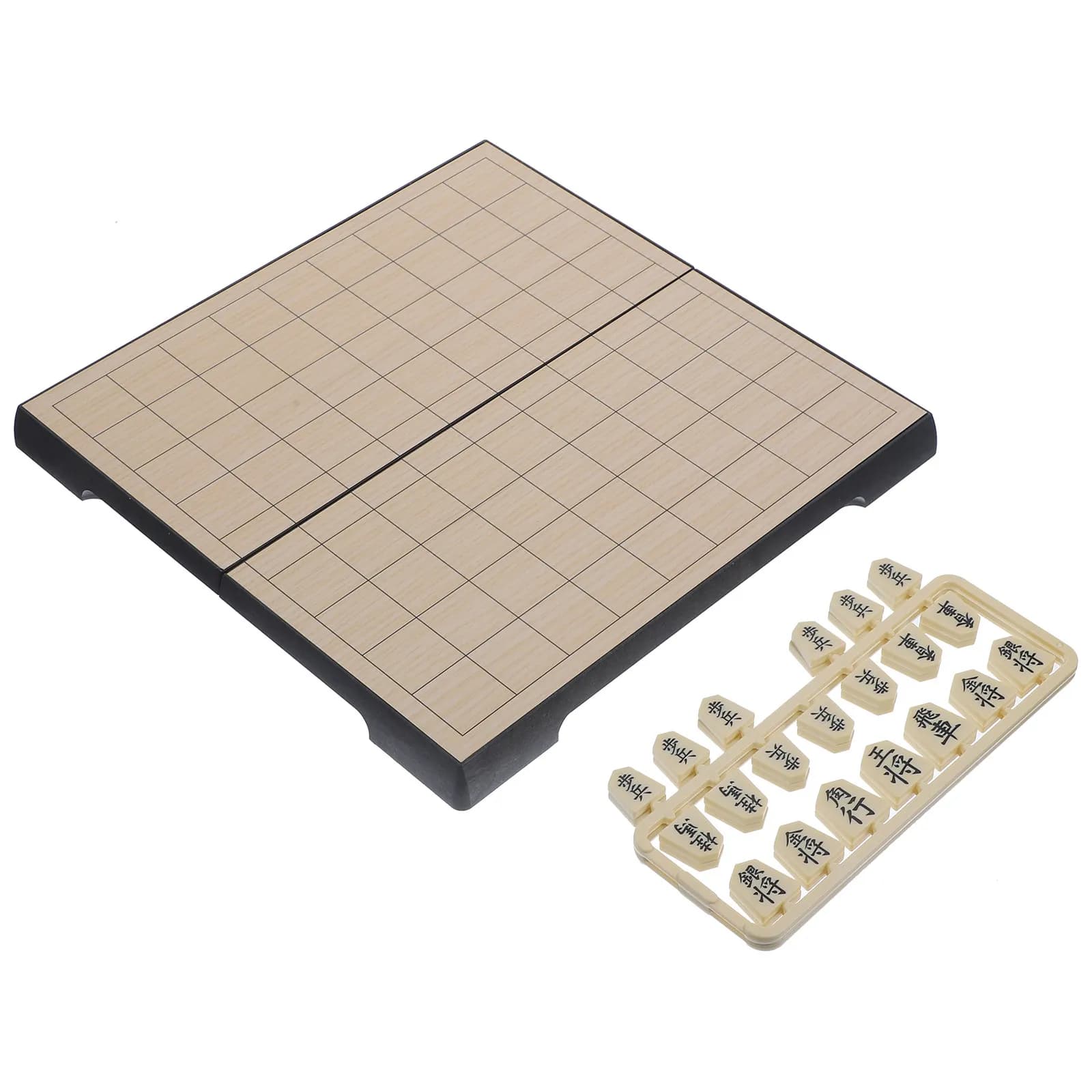 1Pcs Magnetic Japanese Chess Folding Board Game Strategy Educational Travel Set for Adults Kids School Picnic Commute