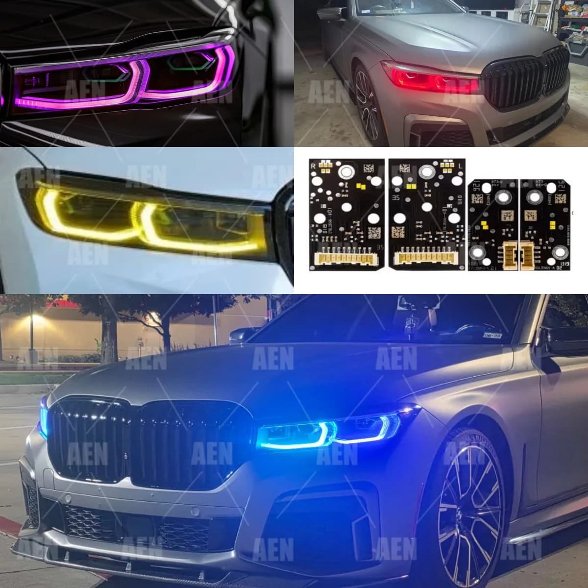 CSL Angel Eye DRL LED Boards For 2020-2022 BMW G11 G12 LCI 730I 740i 750IX 730Li M750I LED Headlight Daytime Running Light