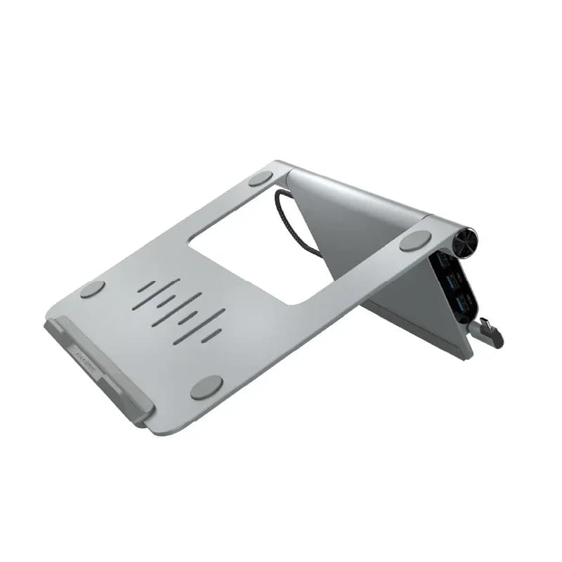 Docking station per laptop Type-C, supporto per computer con raffreddamento e splitter multifunzione