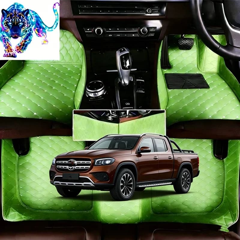 Tappetini per auto personalizzati per Mercedes‑Benz X‑Class W470 Pickup 2017-2023, accessori per auto, coperture per tappeti, guida a sinistra/destra