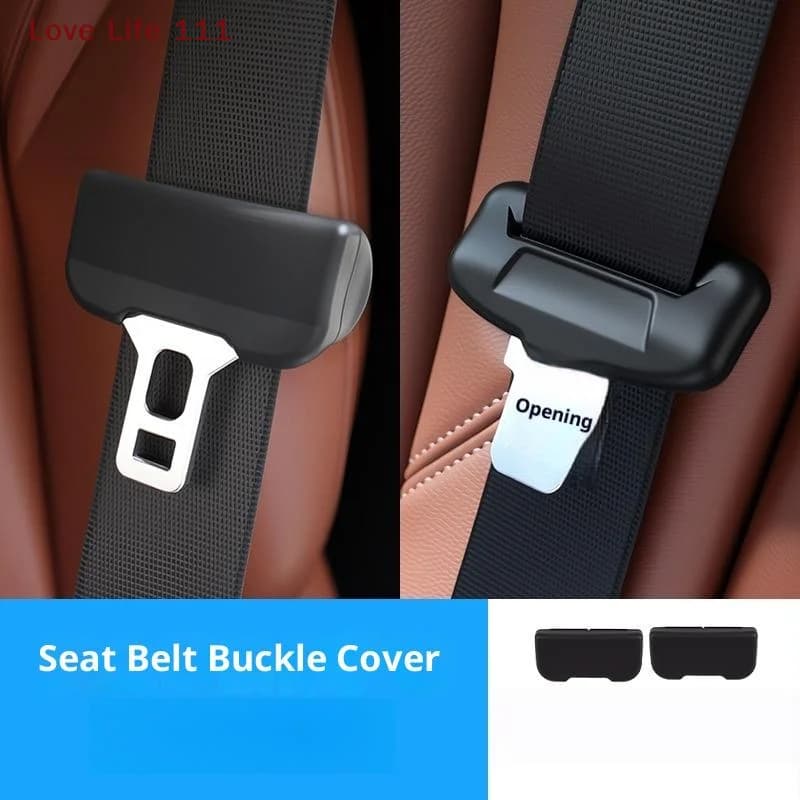 Nuovo 1/2 pezzi protezione antigraffio in silicone protezione fibbia per cintura di sicurezza accessori interni auto copertura fibbia cintura di sicurezza per auto