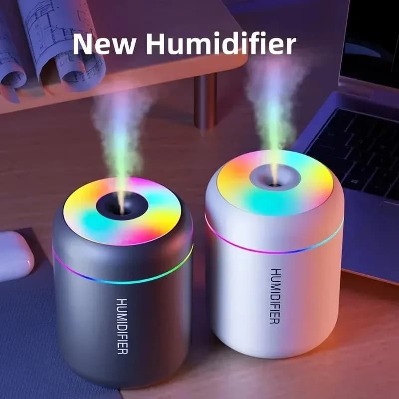 7 colori luci notturne 180ML mini umidificatore USB diffusore di aromi elettrico purificatore di olio essenziale per auto casa camera da letto