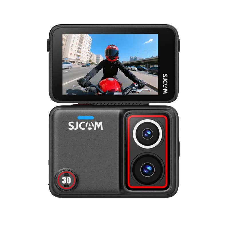 New Action Camera SJCAM SJ30 8K to Double Lente - Waterproof up to 30m, Night Vision, 7 Hour Battery, with SteadyMotion 2.0 and Vocal Control