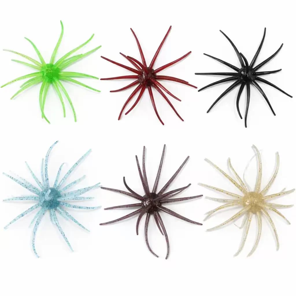 Esca Morbida Coike Style a Forma di Riccio Marino in TPE Anti-Strappo, Esca a Caduta Lenta per Neko Rig, Accessori per la Pesca al Bass
