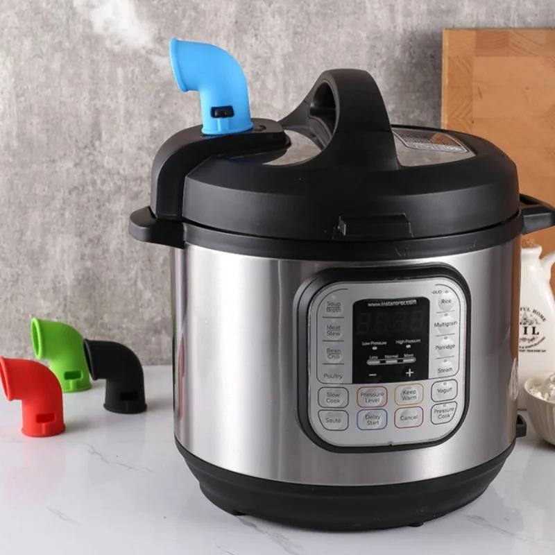 1pc Pressure Pot Silicone Exhaust Pipe Pressure Pot Silicone Steam Release Valve Pressure Pot Diverte