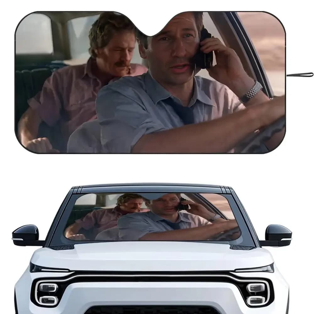 Parasole per auto X-X-Files TV Series, riutilizzabile, in lamina di alluminio, protezione UV, isolamento termico a cinque strati, per parabrezza