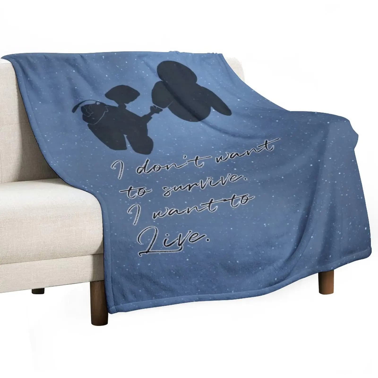 Space Robot Love Throw Blanket Luxury Luxury Brand Thermals For Travel Sleeping Bag Soft Flannels Blankets