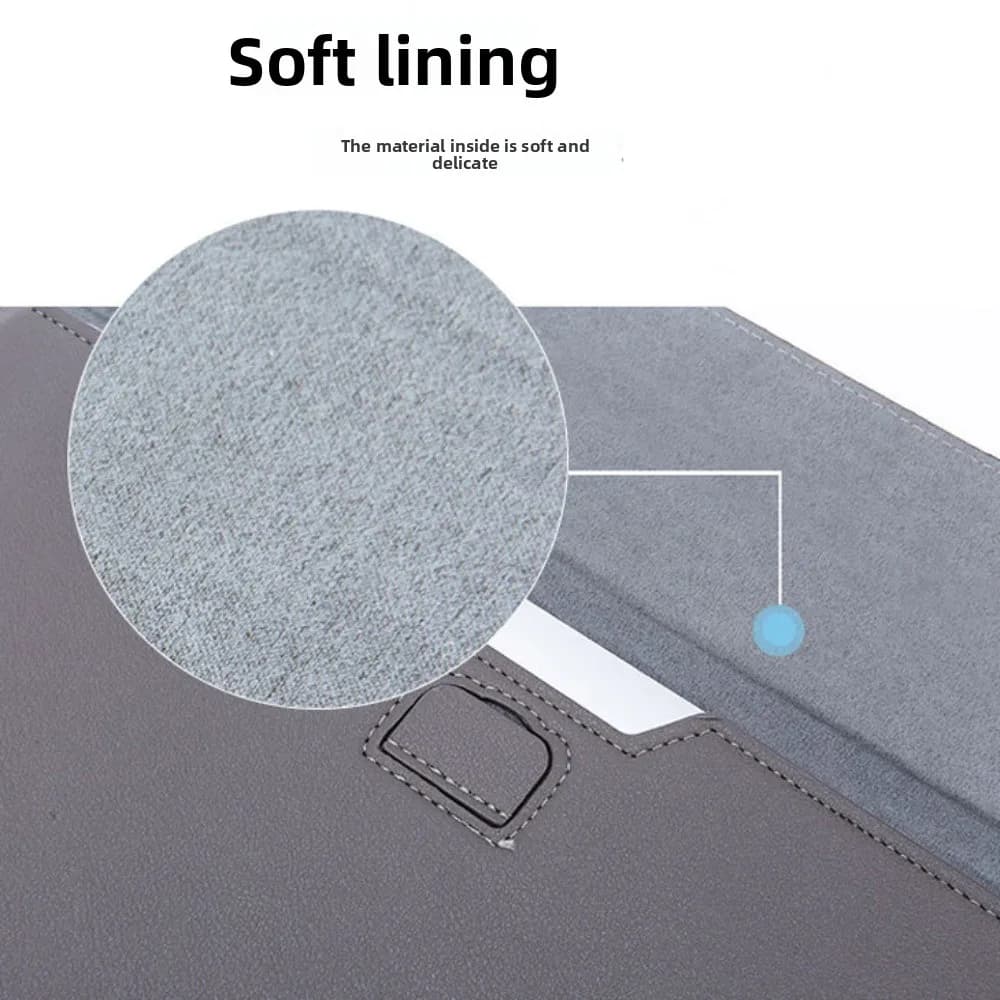 Borse per Laptop da 13 Pollici con Chiusura Magnetica, Design a Busta, Custodia in Pelle per Laptop, Impermeabile, Leggera, per Notebook da Viaggio