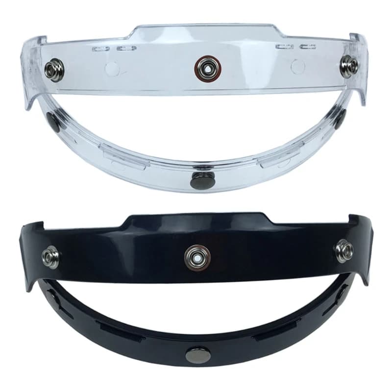 1PC Moto Nero Adattatore UV Flip Up Base di Attacco Per 3-Snap Bubble Shield Visiera Maschera Casco Accessori