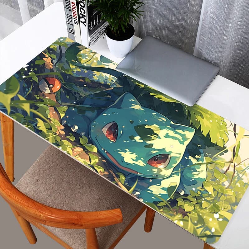 Tappetini per Mouse XXL Pokemon Pikachu, Tappetino da Scrivania per Gamer, Moderno Tappeto per Tastiera e Laptop, Nuovo Mousepad Durevole per Gaming