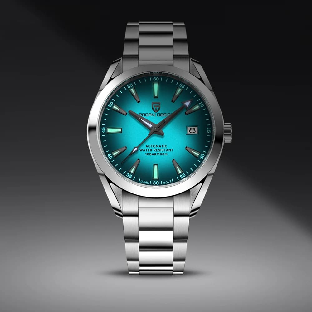 PAGANI DESIGN Orologio da lavoro di lusso Orologio meccanico Orologio automatico da uomo in vetro zaffiro di lusso Orologi impermeabili da 100 m per uomo