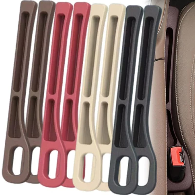 2 Pezzi Organizzatore Universale per Fessure tra Sedili Auto, Accessorio Interno Anti-Perdita per Console