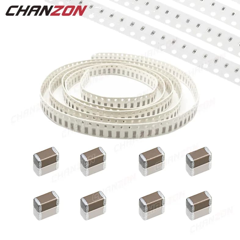 0603 SMD Ceramic Capacitor Assortment Kit 0.5pF-820pF 50 Values High Precision Surface Mount Capacitors for Electronics