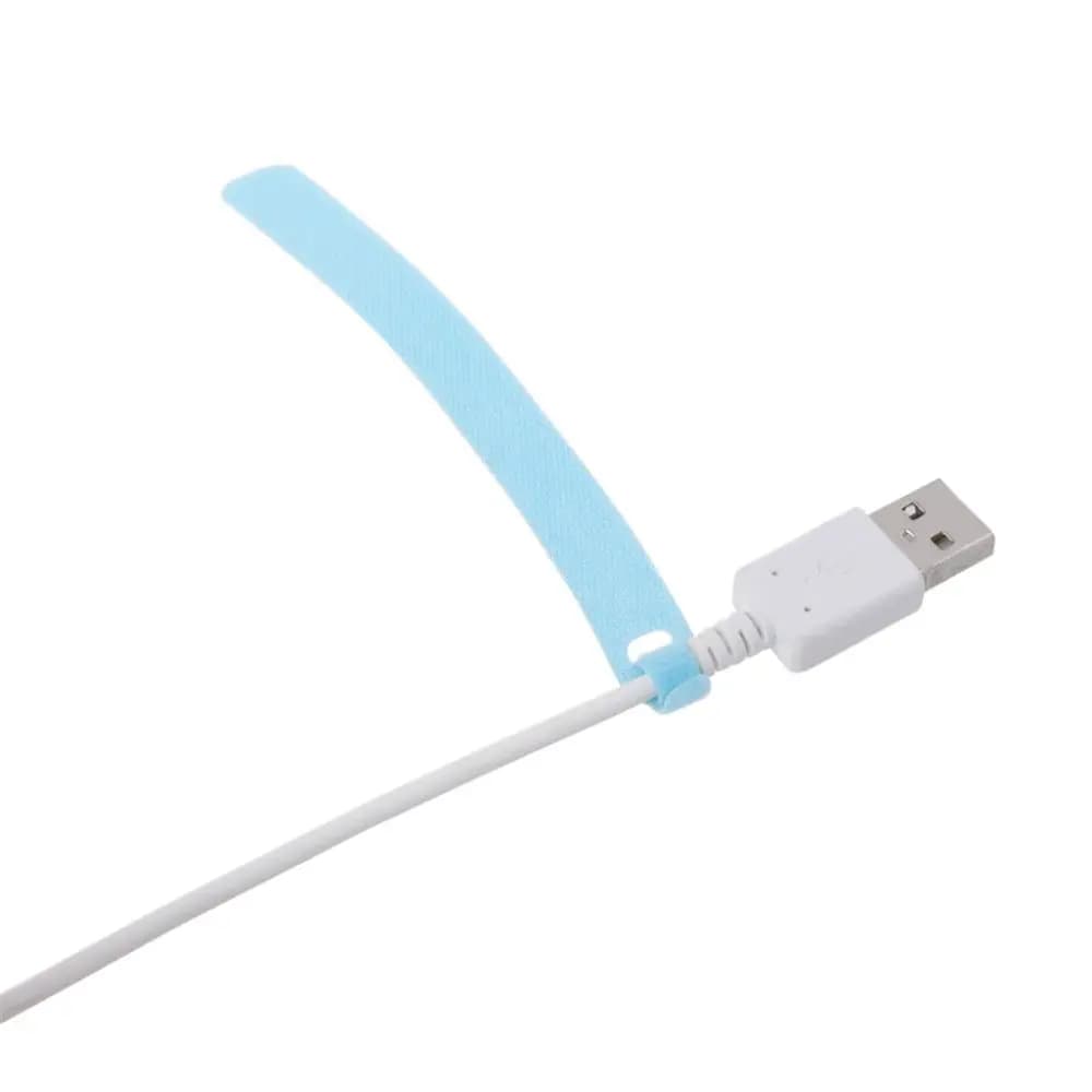 20 Pezzi Pratici Organizzatori per Cavi di Auricolari e Mouse, Protezioni per Fili, Fascette in Nylon per Gestione Cavi