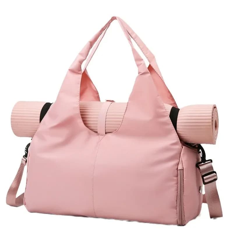 Borsa da palestra sportiva da donna per esterno impermeabile spazio separato per scarpe settimane borsone da viaggio per nuoto borsa da viaggio per il tempo libero